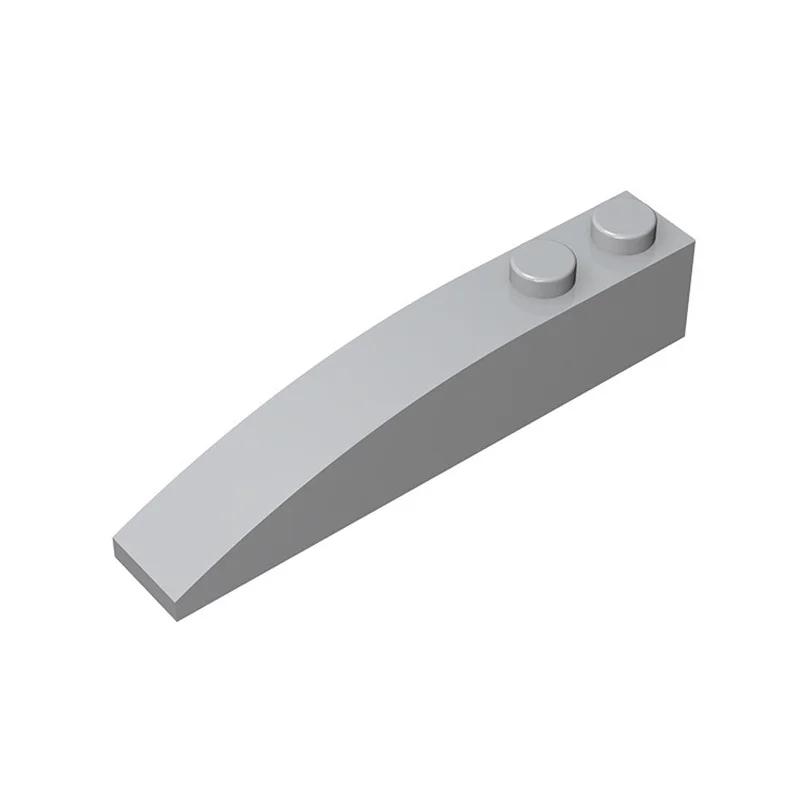100pcs 42022 Curved 6 X 1 Slope Bricks Collections Bulk Modular GBC For Technical MOC DIY Building Blocks Compatible Toys
