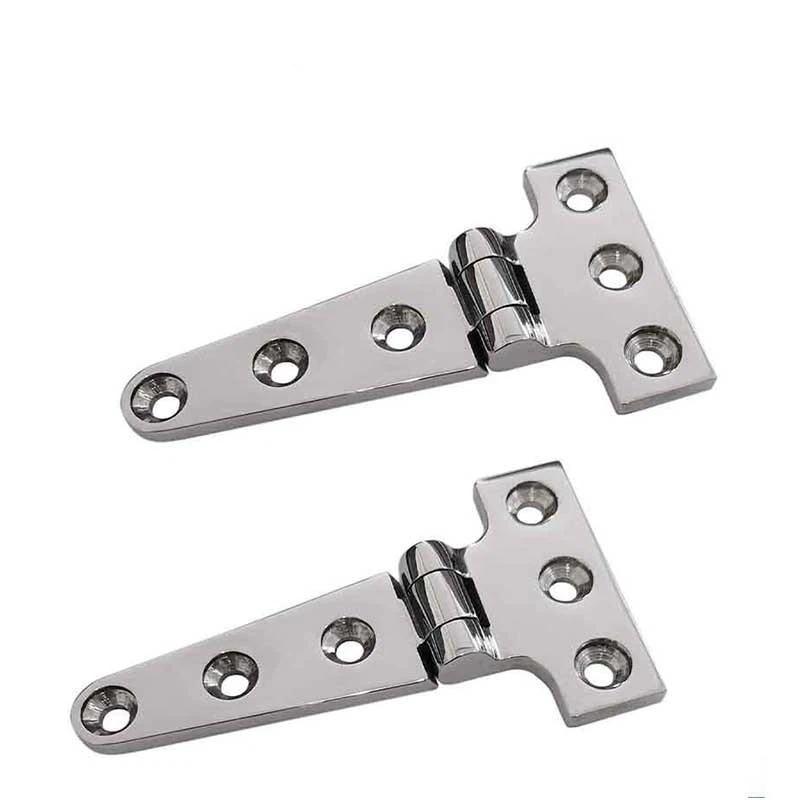 Marine Grade 316 Stainless Steel T Hinge Rust Resistant Hinge for Caravan Shed Cabinet Garden Gate Boat Accessory
