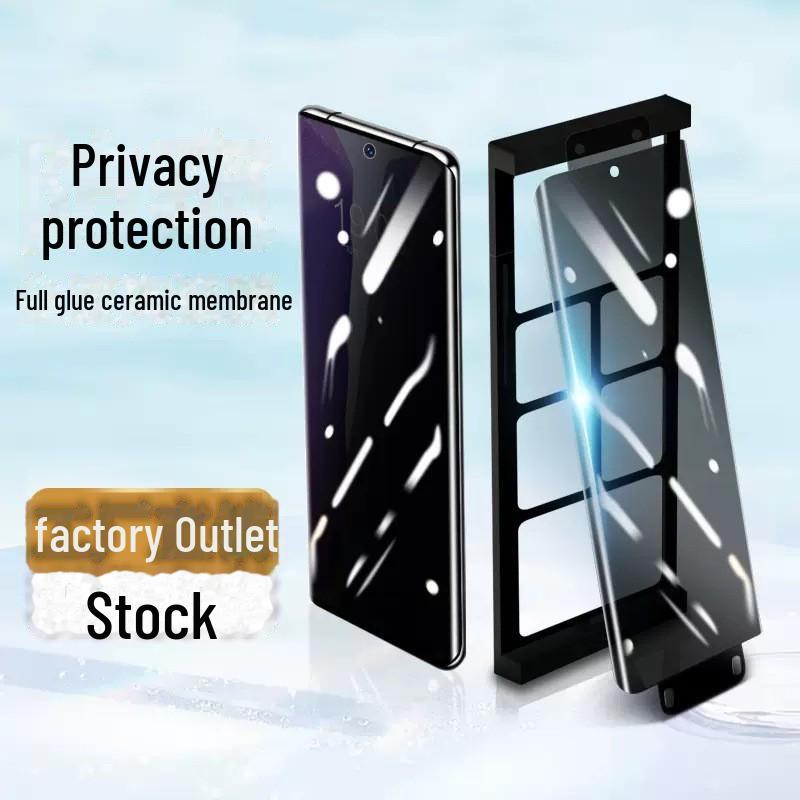 

Композитная керамическая пленка для Samsung S23 Ultra, Note 20, S20 Plus, S10P - прозрачная защитная пленка HD anti-peep version; S24Ultra