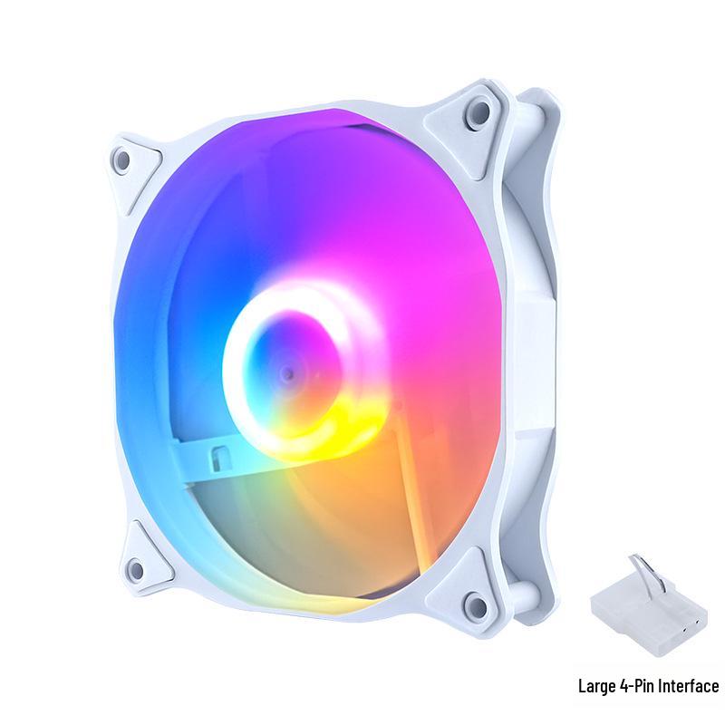 Silent LED 120mm 4-Pin Chassis Cooling Fan