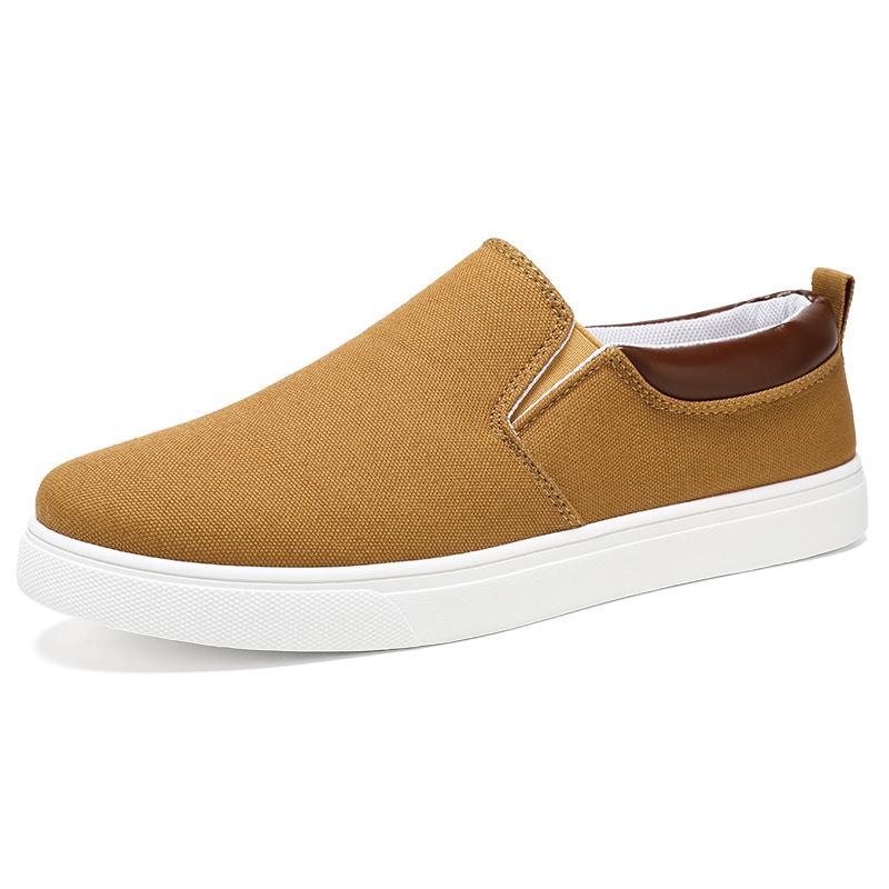 Canvas Shoes Men's Summer New Men's Shoes One-pedal Casual Cloth Shoes Men's Work Casual Work Shoes Men's Trendy Shoes