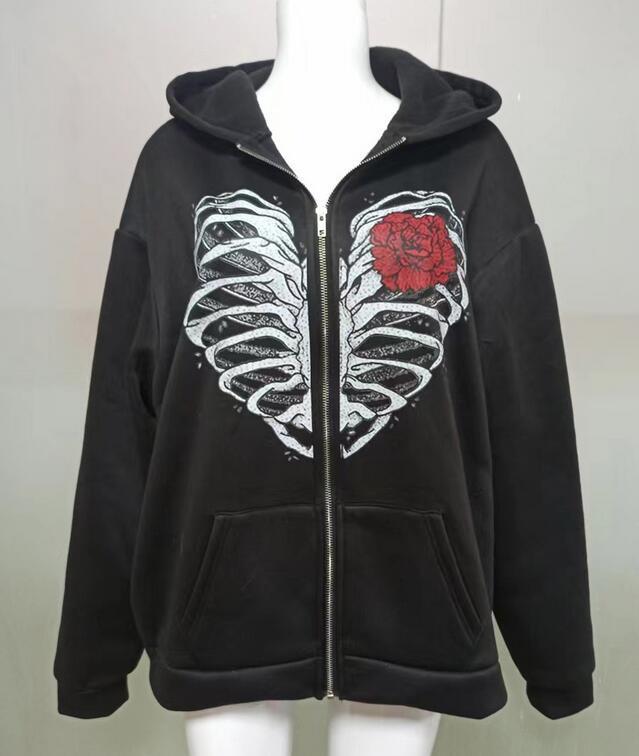 Men‘s Zipper Pullover Long Sleeve Hooded Sweatshirt Tops Blouse