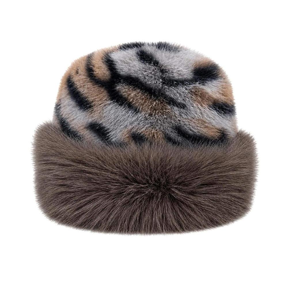 Plush Winter Hat Fluffy Fur Fisherman Hat New Bucket Hat  for Women Girls