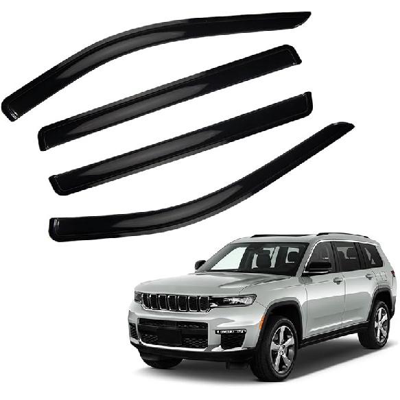In-Channel Rain Guards Compatible With 2001-2005 Sport Trac 1997-2001 Mercury Mountaineer 1991-2001 Explorer Side Window Visor Wind Deflector Vent