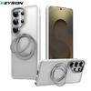 KEYSION N52 Magnetic 360° Ring Stand Case for MagSafe for Samsung Galaxy S26 Ultra 5G S26+ Matte Transparent Shockproof Phone Cover