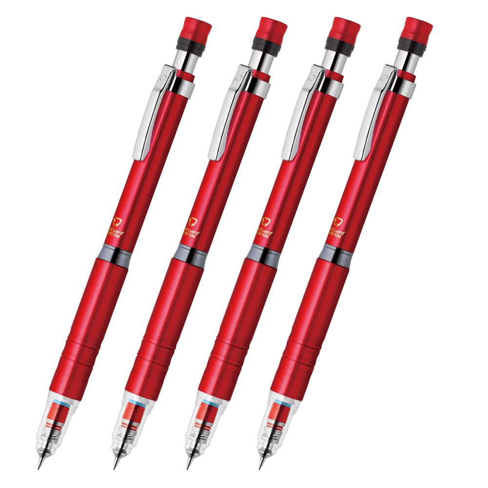

Zebra Mechanical Pencil Delguard Type Lx Red Set of 4 0.3mm P-MAS86-R-4AZ