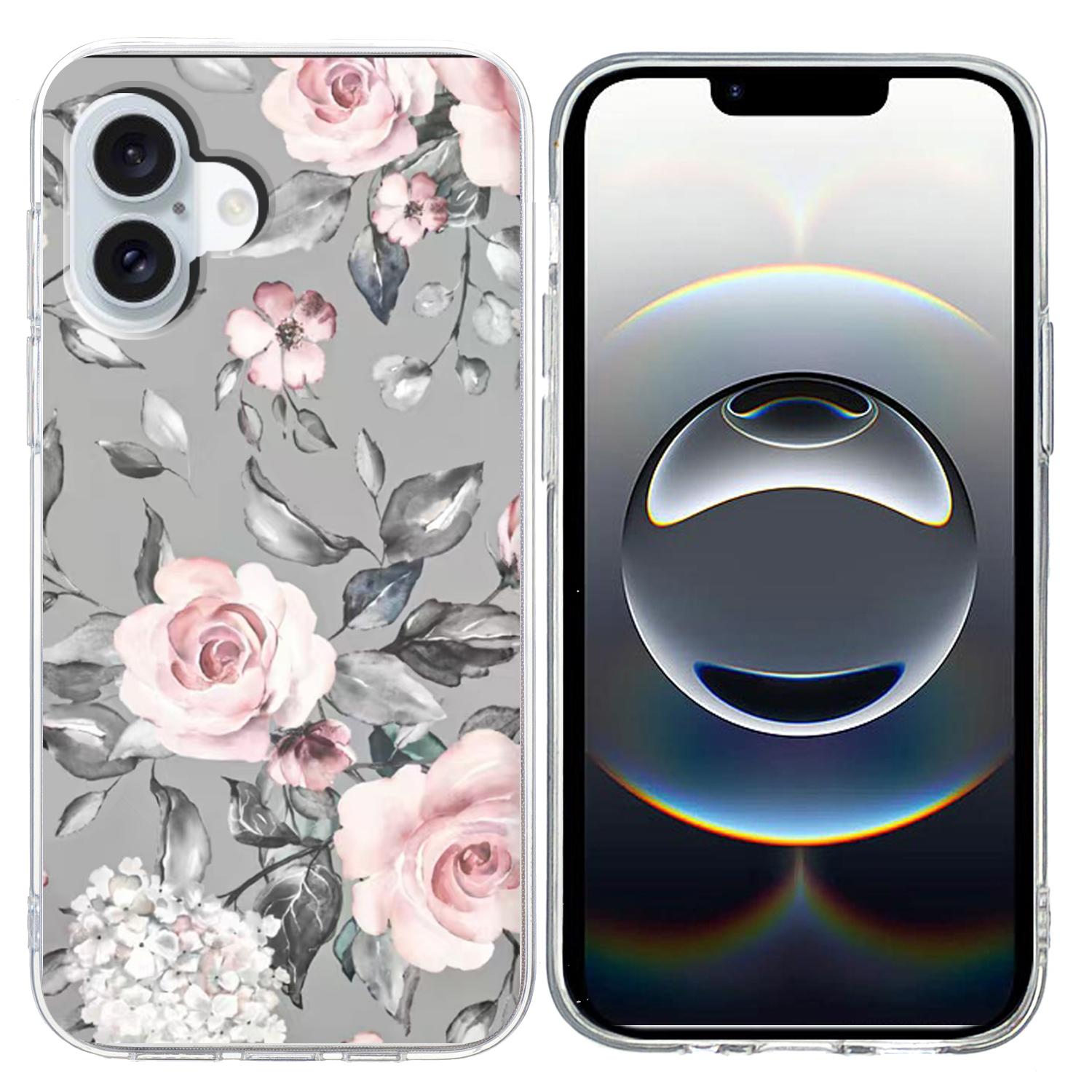 

Для iPhone 17 Чехол с печатью узора Противоударный Мягкий ТПУ Чехол для телефона J