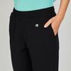Champion Tech Long Script Black Women's Weave® Pants, CW-BSF01, 100% Polyester, Quick-Drying, Stretch, Logo,