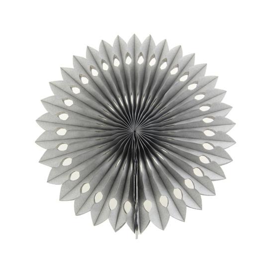 Paper Fan Flower Round Skeleton Scene Setting Props Paper Fans Pinwheels Hanging Flower for Party