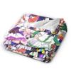 Uma Musume Pretty Derby Anime Blankets Super Warm Funny Plush Throw Blanket For Living Room Flannel Bedspread Bed Cover