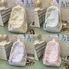 Soft And Glutinous Bookbag For Girls Nylon Casual Travel School Backpack For Middle School Students