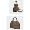 Bag Women's First Layer Cowhide Leather Women's Shell Bag Shoulder Bag Messenger Bag One Piece Delivery Fashionable and Versatile New Models