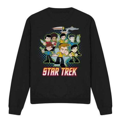 Star Trek Quogs Unisex-Collage-Sweatshirt für Erwachsene