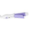 Mini Portable Deep Curly Bunches Ceramic Curling Heating Wave Curler Purple