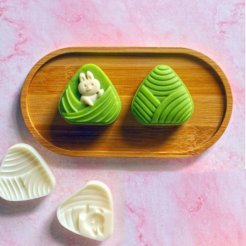 Traditionelles Set Mungobohnenkuchenformen Dessert-Formwerkzeug Backformen Dessert-Presswerkzeug Geeignet für Backwaren