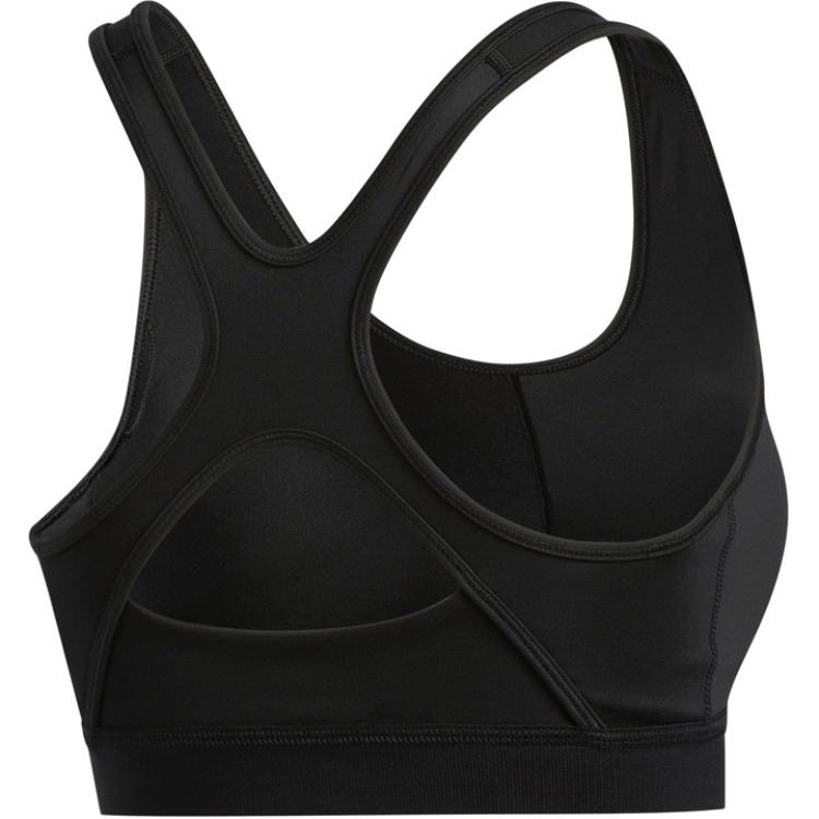 Adidas Believe Logo Print Comfortable Soft Skin-Friendly Sports Underwear Women Underwear Black FS9375