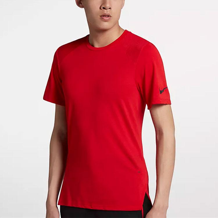 New Nike T Shirts Men Red 891685-657