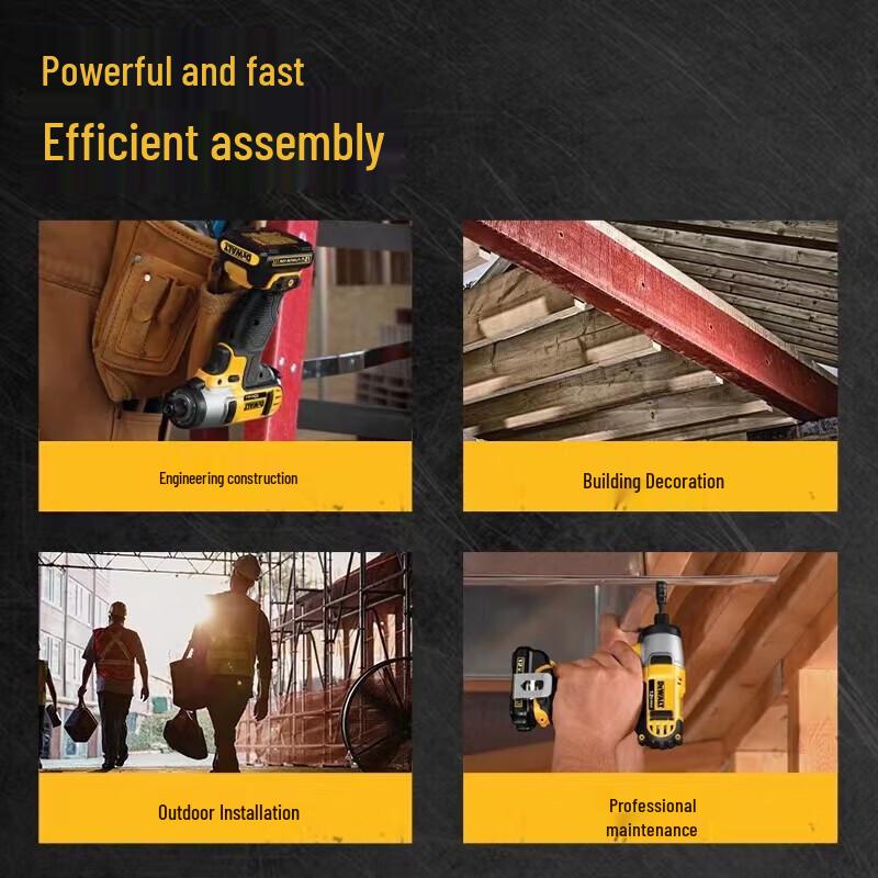 DeWALT 12V MAX Cordless Compact Impact Driver CN plug (adapter included)