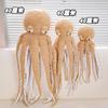 40/60/80cm Cartoon Giant Long Legs Octopus Plush Doll Pillow Warm Hug Super Soft Yellow Pink Marine Animal Plush Toy Home Decor