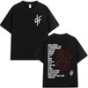 2026 Rapper PNL Le Monde Chico Album Grafik T-Shirt Unisex Damenmode Hip Hop Kurzarm T-Shirts Baumwolle Lässiges T-Shirt