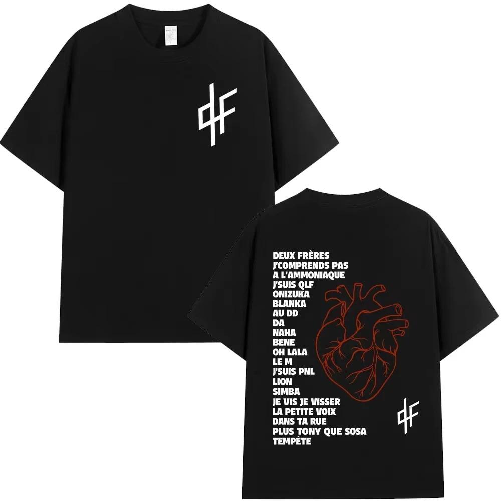 2026 Rapper PNL Le Monde Chico Album Grafik T-Shirt Unisex Damenmode Hip Hop Kurzarm T-Shirts Baumwolle Lässiges T-Shirt