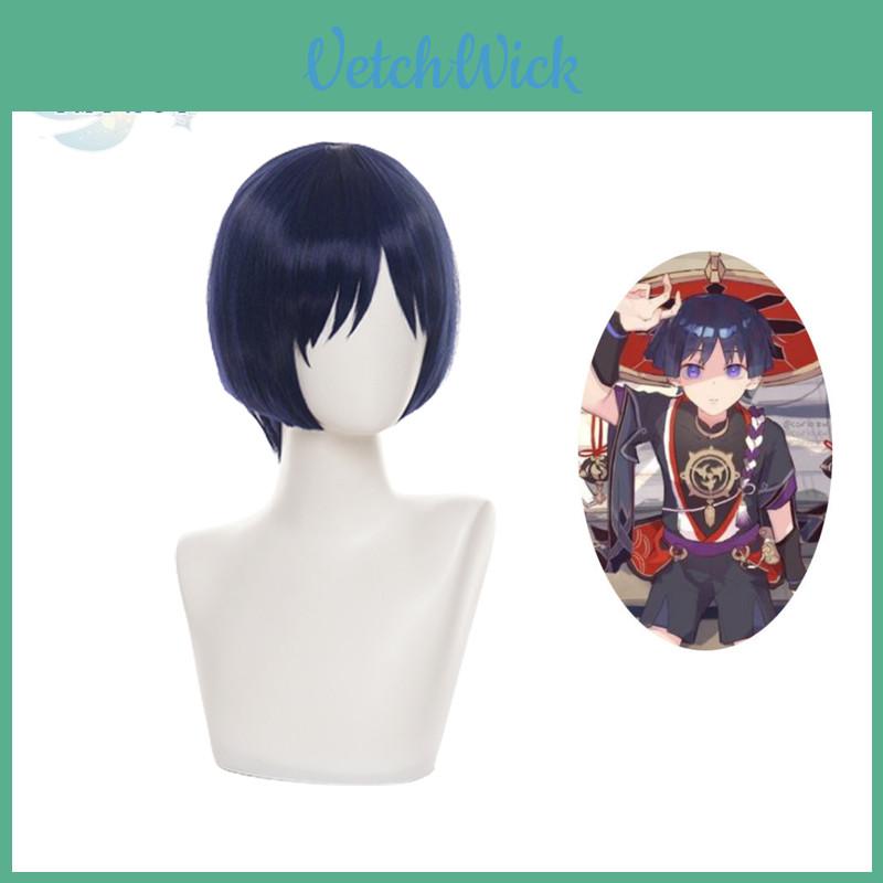 Stunning Genshin Impact Scaramouche Cosplay Wig For Halloween Parties!