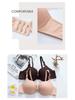 Women's Comfortable Cotton Push-Up Bra with Underwire and Adjustable Fit