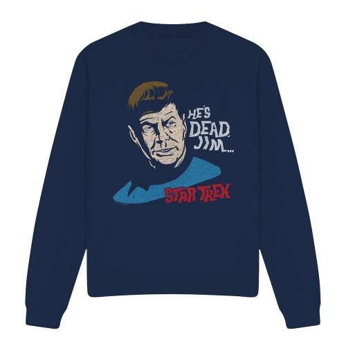 STAR TREK Unisex Adult HeÂ´s Dead Jim Sweatshirt
