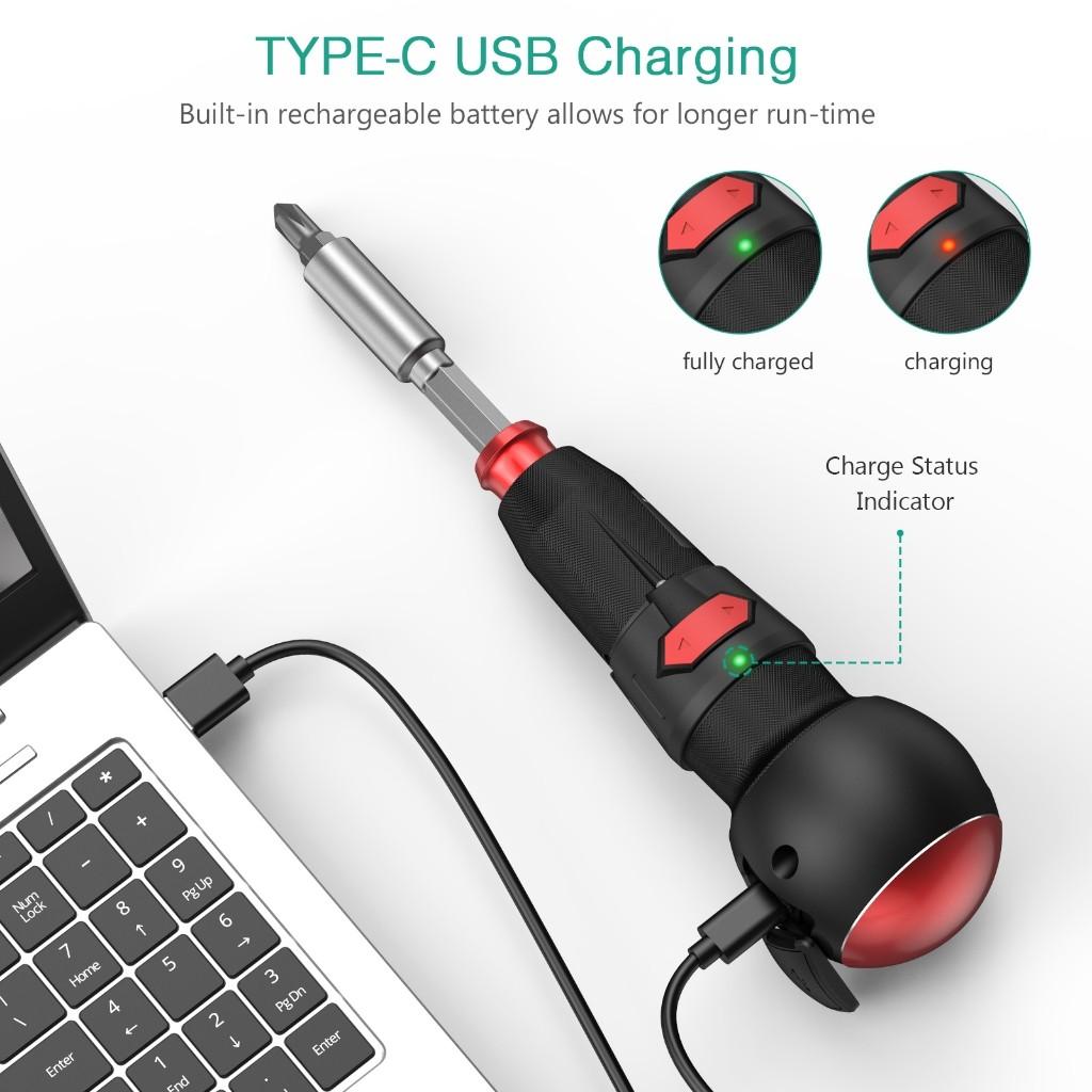 Cordless Portable Electric Screwdriver Set Rechargeable Screw Driver Professional Small Appliance Repair Power Tools