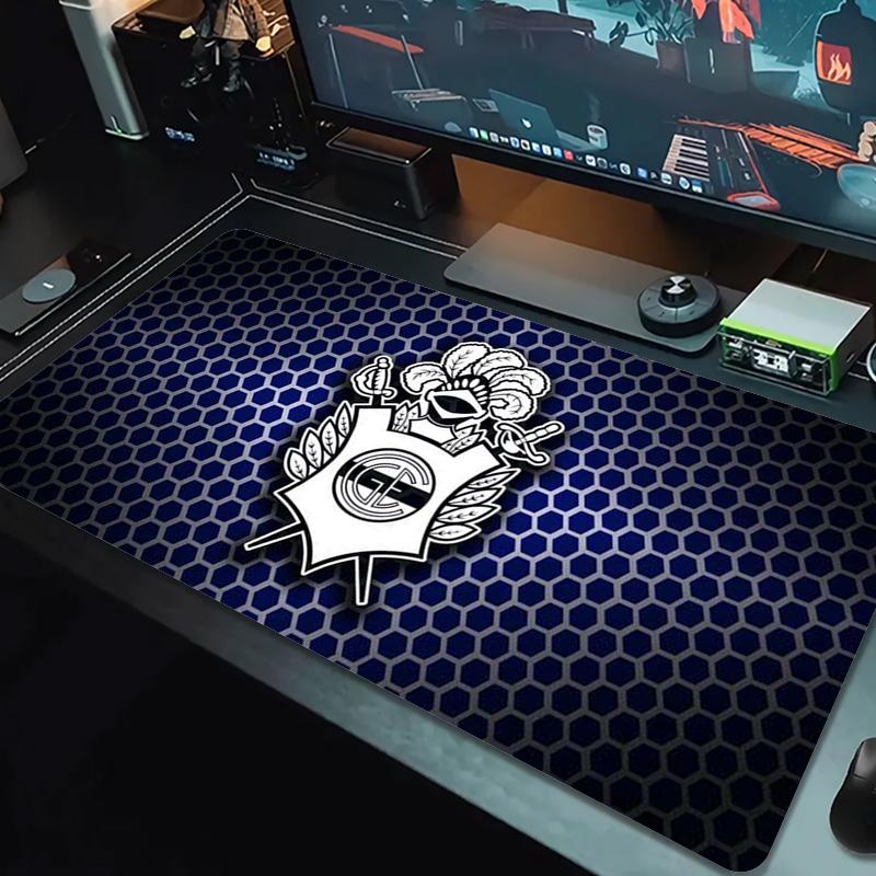 Gimnasia de La Plata Color Mouse Pad Large Gaming Table Cushion Non-slip Laptop Tablet Big Mousepad XXL Mat Mini PC Playmat With Lock edge