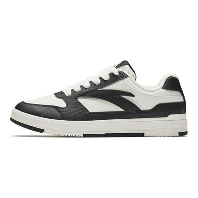 Street Panda Sport Casual Aumento Altezza Resistente all'Usura Leggero Antiscivolo Scarpe da Skate Basse Uomo Sneakers Bianco Nero 912518007-5
