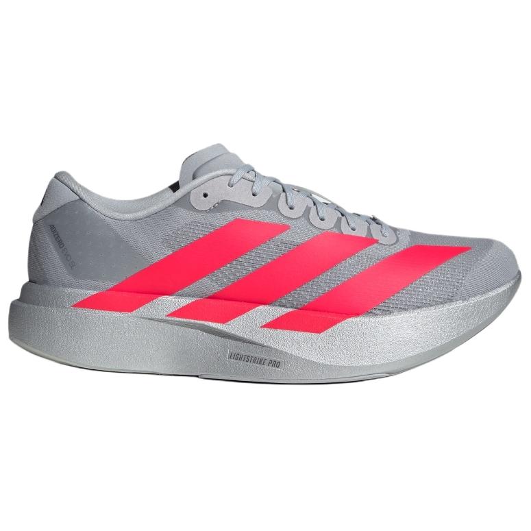 Adidas Adizero Evo SL Abrasion Resistant Low Top Running Shoes Unisex Gray