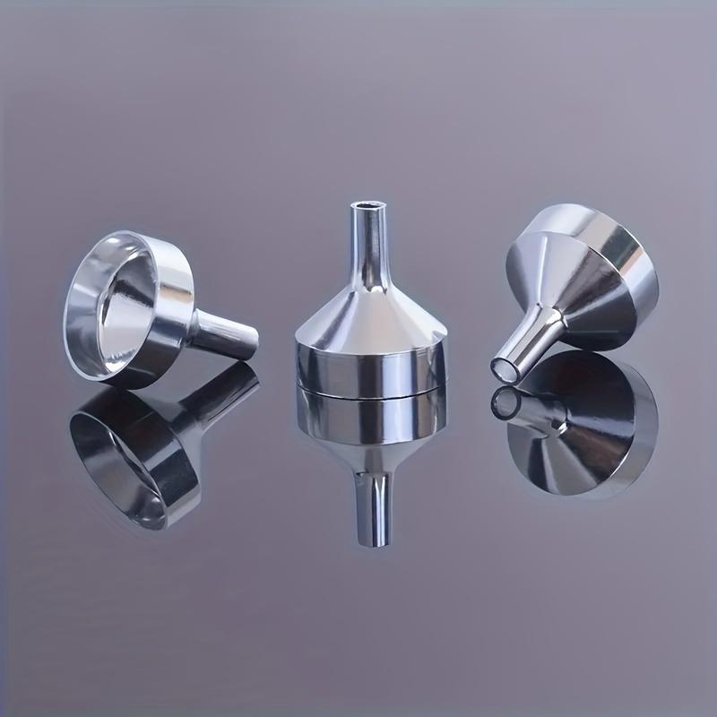 3Pcs Special Filling Metal Funnel for Perfume and Essential Oils, Which Can Easily Fill Various Liquid Supplies, Is Easy To Use and Easy To Carry