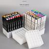 1/3Pcs 24/36/48 Slots Large-Capacity Marker Pen Holder Brush Pen Storage Rack Multifunctional Make-Up Brush Stand