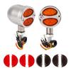 1 Pair Motorcycle LED Turn Signal Light Dual Color Indicator Blinker 12V   for Motorbike