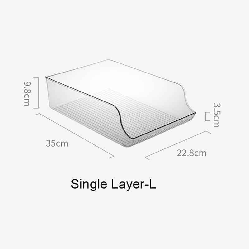 Fridge Storage Organizer Bins Can Drink Holder For Fridge Kitchen Refrigerator Storage Rack Container Kitchen Cabinet Storage