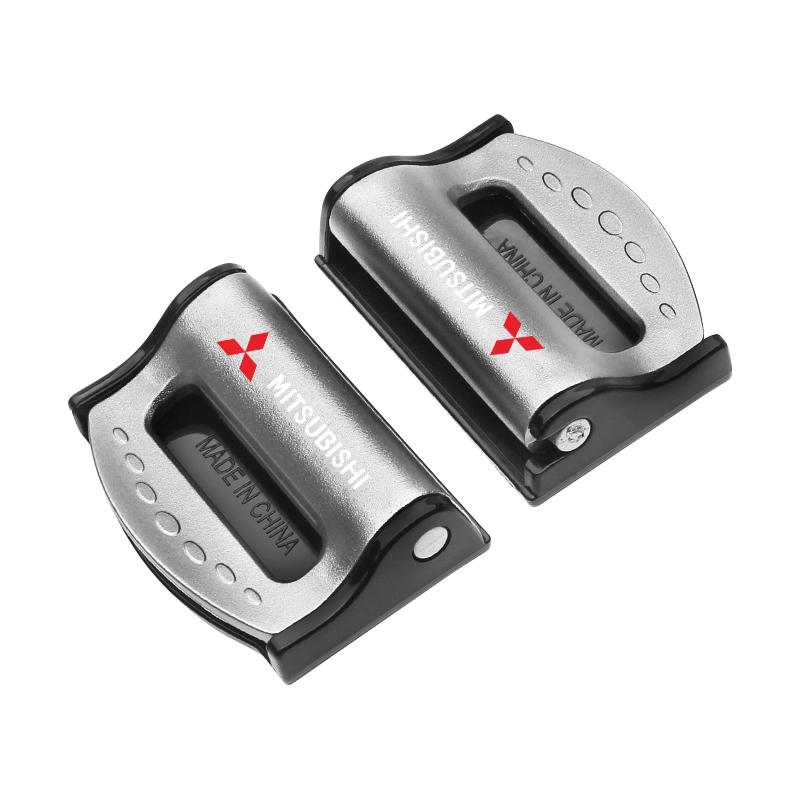 Automobile Safety Belt Buckle Clip Safety Stop Limiter Adjuster For Mitsubishi Lancer EX 10 Outlander 3 Asx L200 Car Accessories