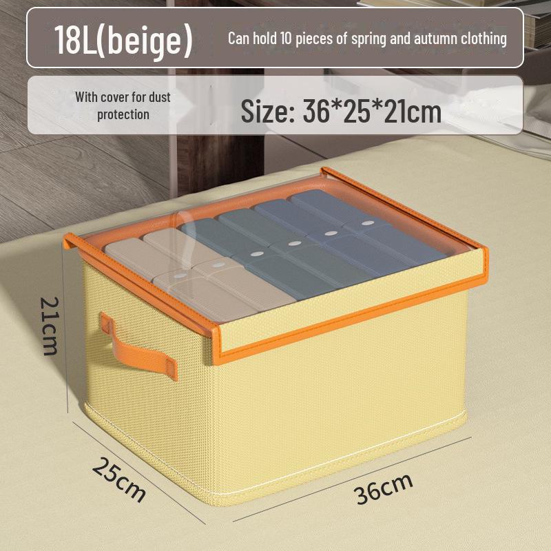 Большой складной ящик для хранения одежды с крышкой и ящиками 980₽