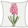 Hyacinth Flowers Pillow Case For Home Decorative Satin Pillows Cover Invisible Zippered Throw PillowCases 45X45cm 11-4