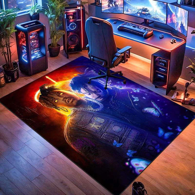 Juice Wrld: Legacy Music Passion Carpet Printing Suitable for All Seasons Bathroom Mat Fashion Office Chair Cushion