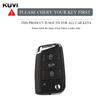 HOT TPU Car Flip Key Case Cover Fob for VW Volkswagen Golf 7 MK7 Tiguan MK2 for SEAT Ateca Leon FR 2 Ibiza for Skoda Octavia A7
