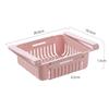 Retractable Kitchen Fridge Organizer Slide Under Shelf Drawer Box Rack Holder
