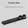 Car Simulation Tuyere Exhaust Pipe Mouth Decoration Sticker 3D Fake Air Vent At The Rear  Exterior Modification