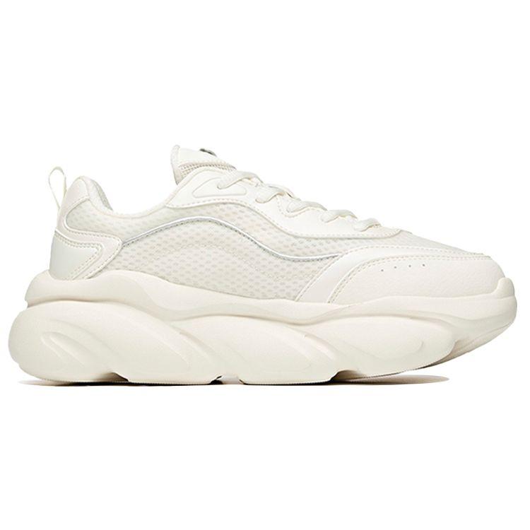 Anta Cat Paw Lifestyle Series Meow Shoes Shock Absorption Non-Slip Wear-Resistant Breathable Low-Top Dad Shoes Women sneaker White 922528894F-8