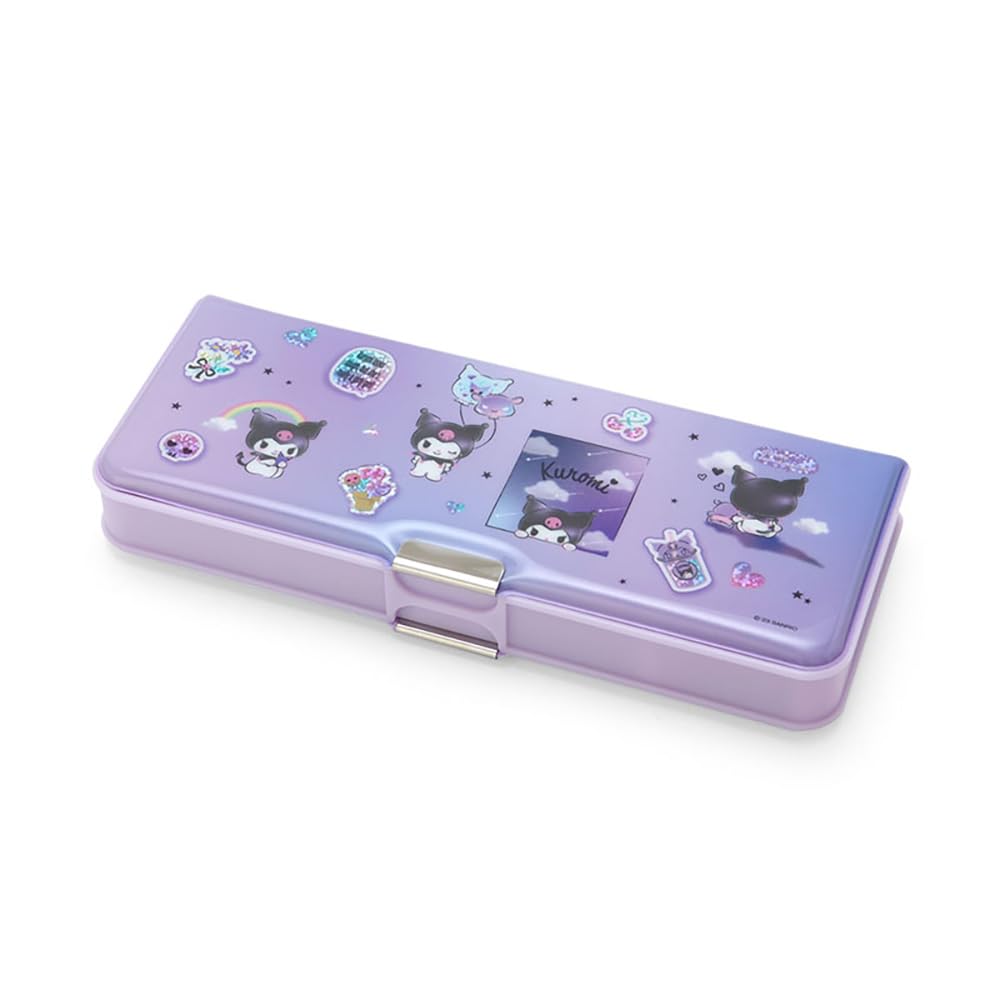 Sanrio Kuromi Pencil Case, 22.2 x 8.8 x 2.8 cm, Kids' Stationery, Character, 437468