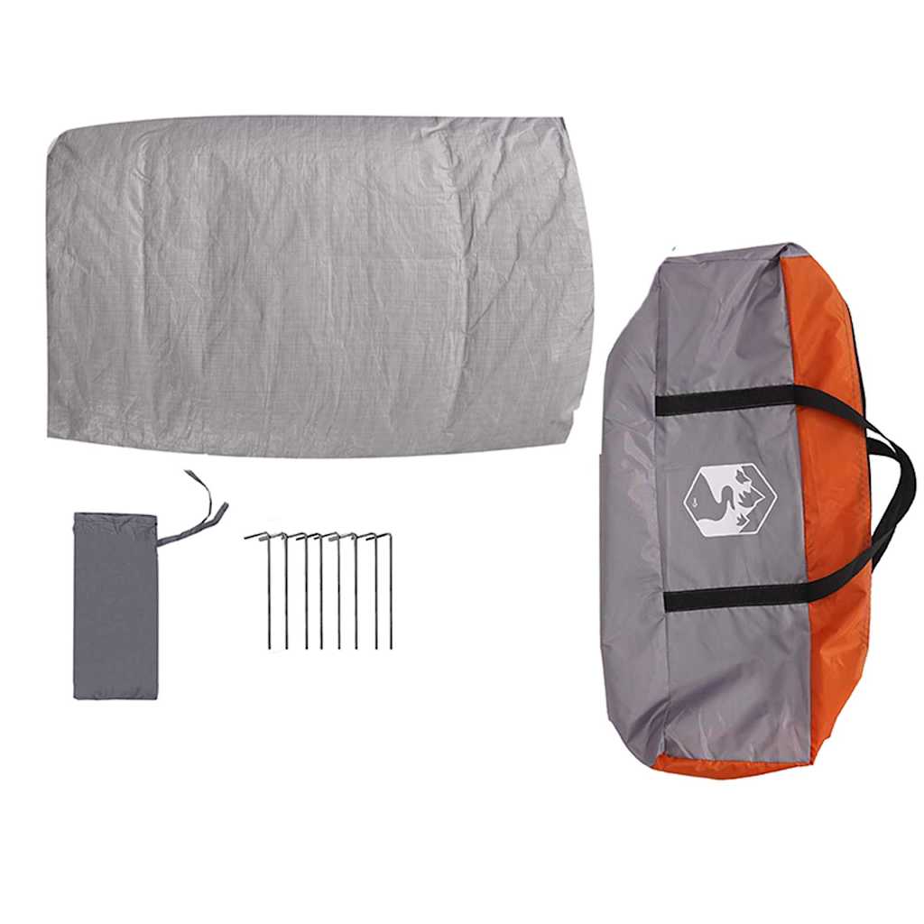 Inner Tent for 7 Persons Gray and Orange 300 x 300 x 250 cm