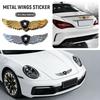 IKTY4 3D Metallflügel Stying Auto Kofferraum Kotflügel Emblem Aufkleber Für Seat FR Leon Ibiza Altea Exe Mk2 Mk3 Alhambra Dekoration Zubehör