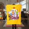Halloween fantasy comedy adventure cartoon movie Scooby-Doo blanket soft home furnishing nap decoration four seasons warm Sherpa blanket U12