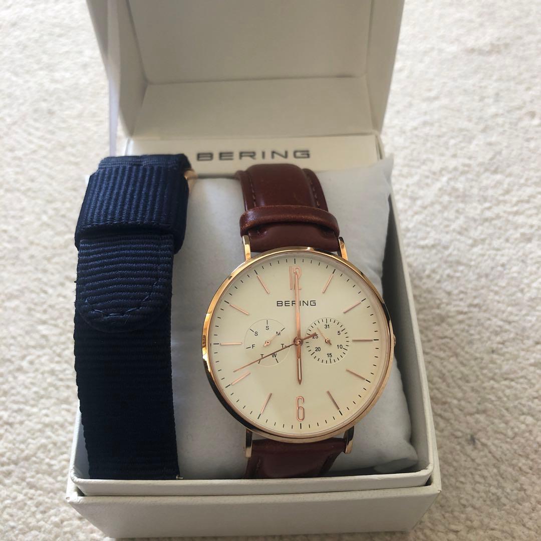 Used Weekend price reduction BERING wristwatch men s