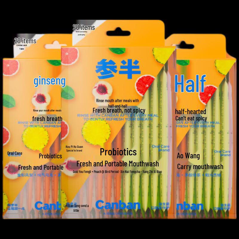 Cenban Probiotic Portable Mouthwash Sachets